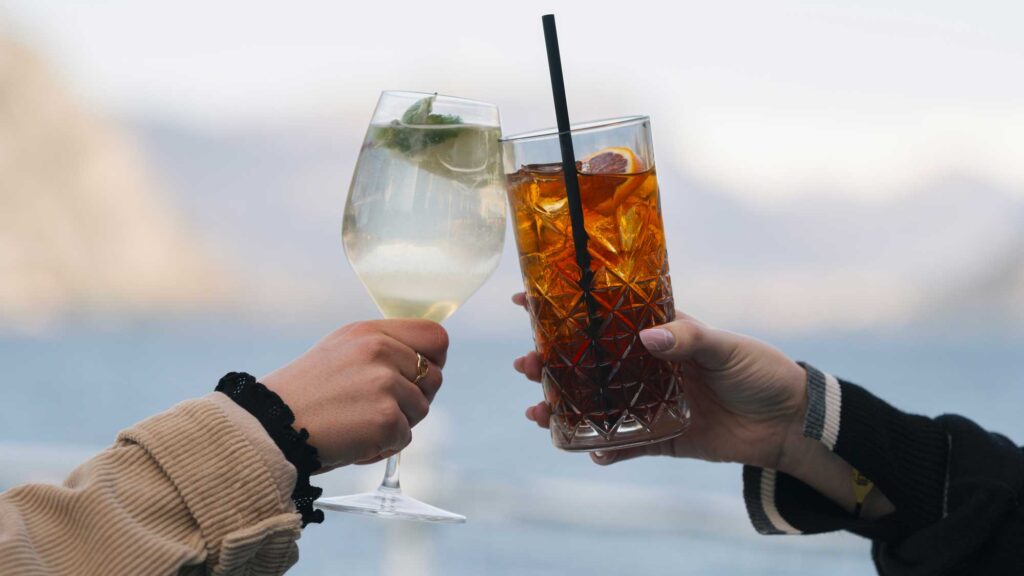 Aperitivo con vista sul lago di Lecco