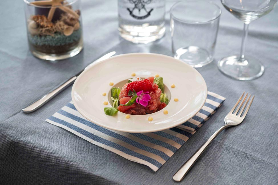 Tartare pescato del giorno
